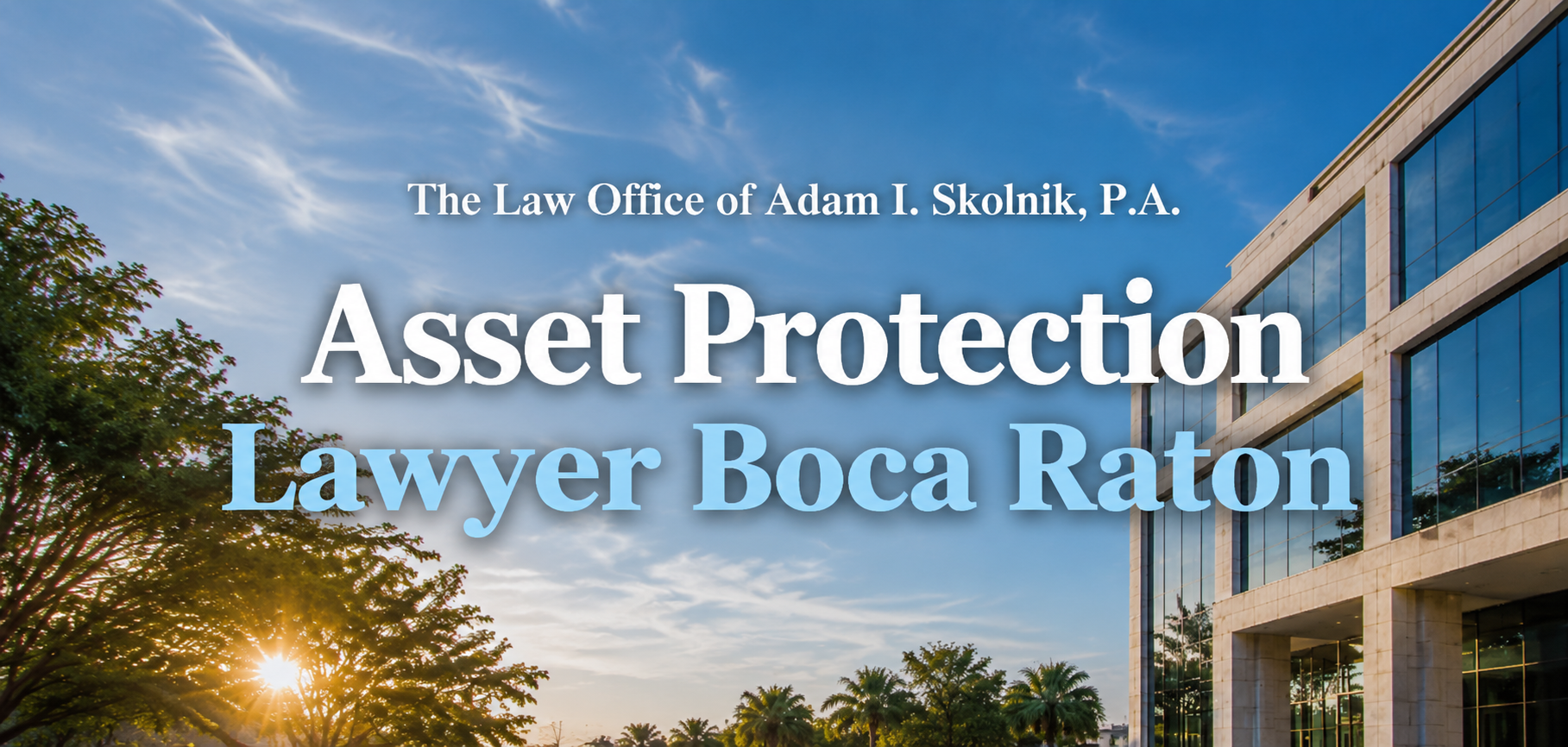 Asset Protection Lawyer Boca Raton - The Law Office of Adam I. Skolnik, P.A.